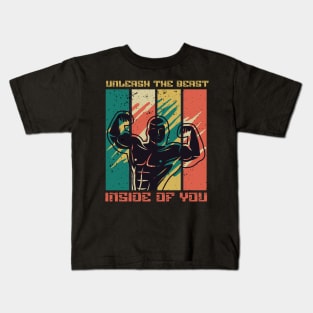 Unleash The Beast Inside Of You Kids T-Shirt